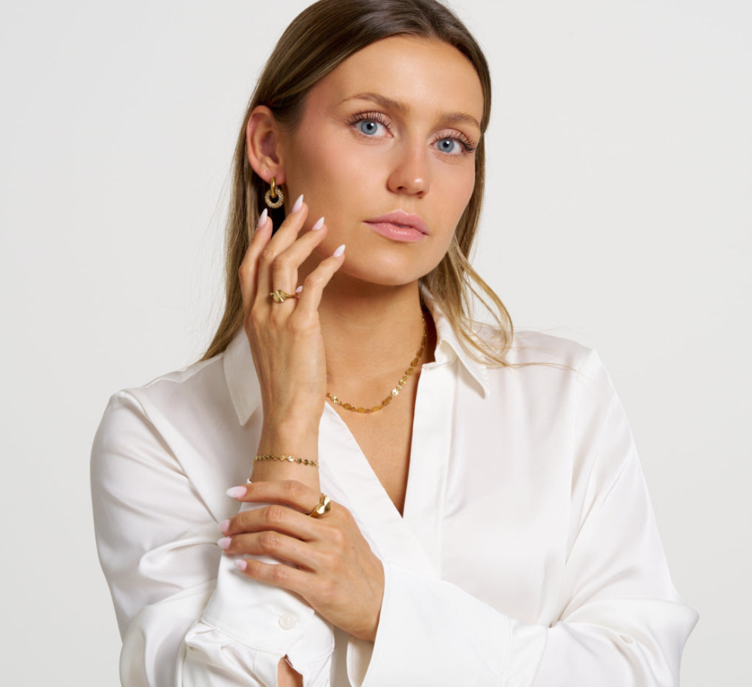 ANNEBRAUNER Sun armband 18K verguld