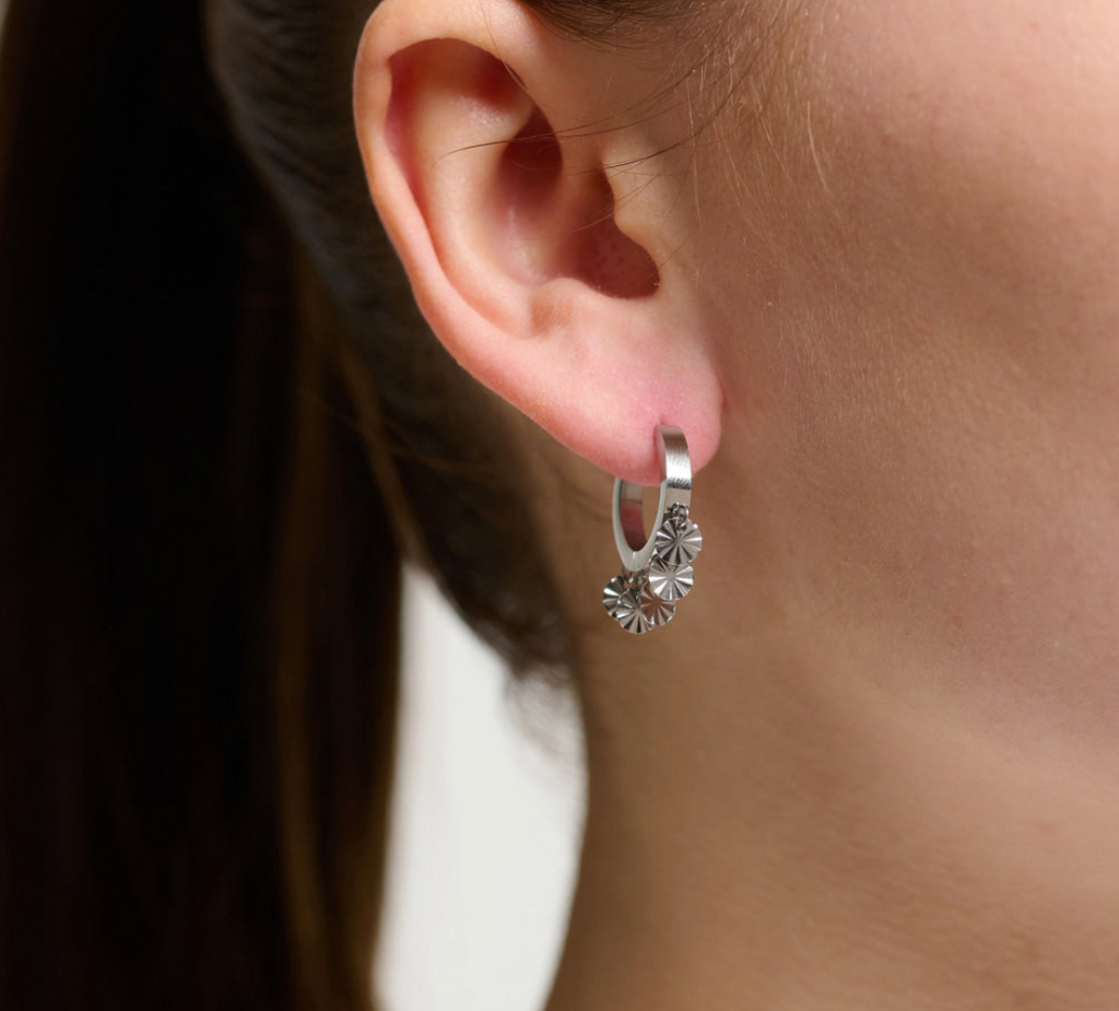 ANNEBRAUNER Texture Sun oorbellen