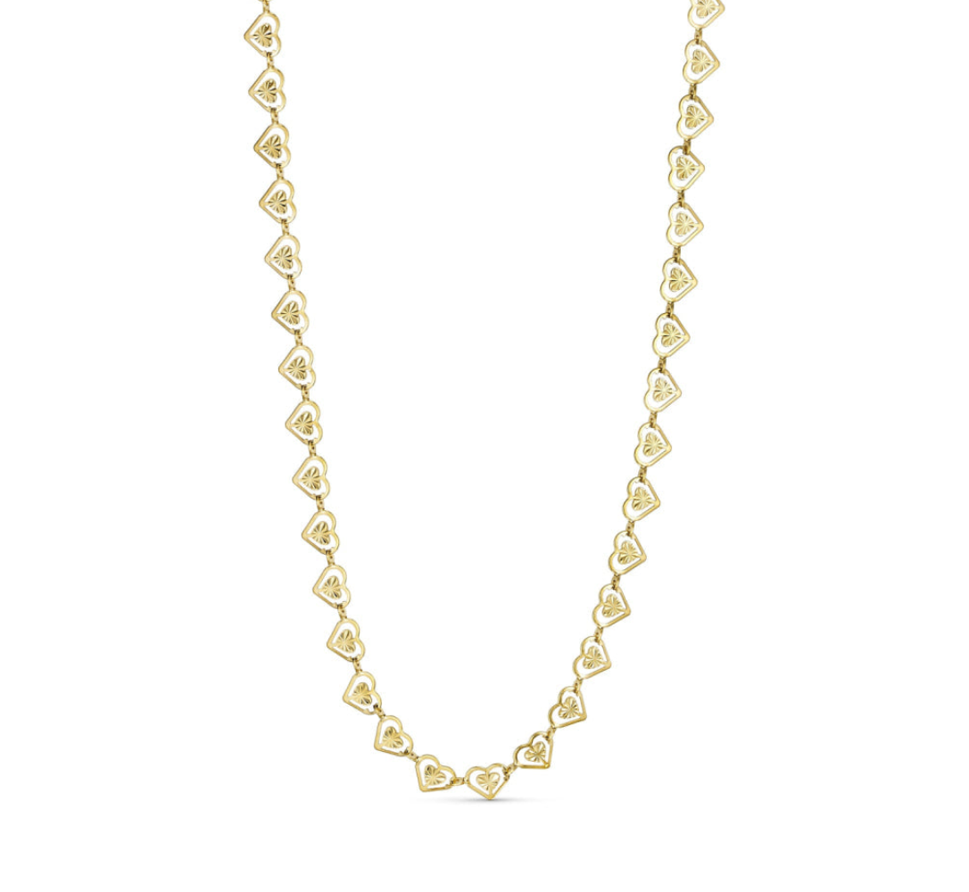 ANNEBRAUNER Hollow Sun Burst halsketting 18K verguld